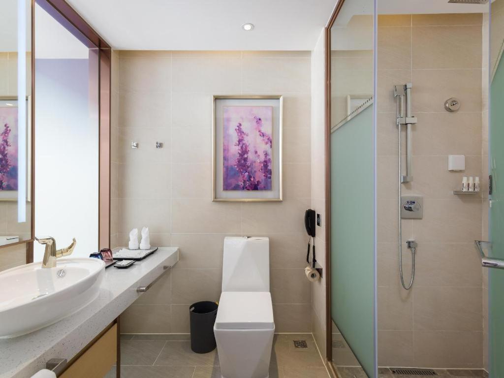 Echarm International Hotel Guangzhou Baiyun International Airport Huadu Plaza Branch - Free Deliver Service To Guangzhou Baiyun International Airport & Free Deliver Service To Canton Fair Complex During Canton Fair Period المظهر الخارجي الصورة